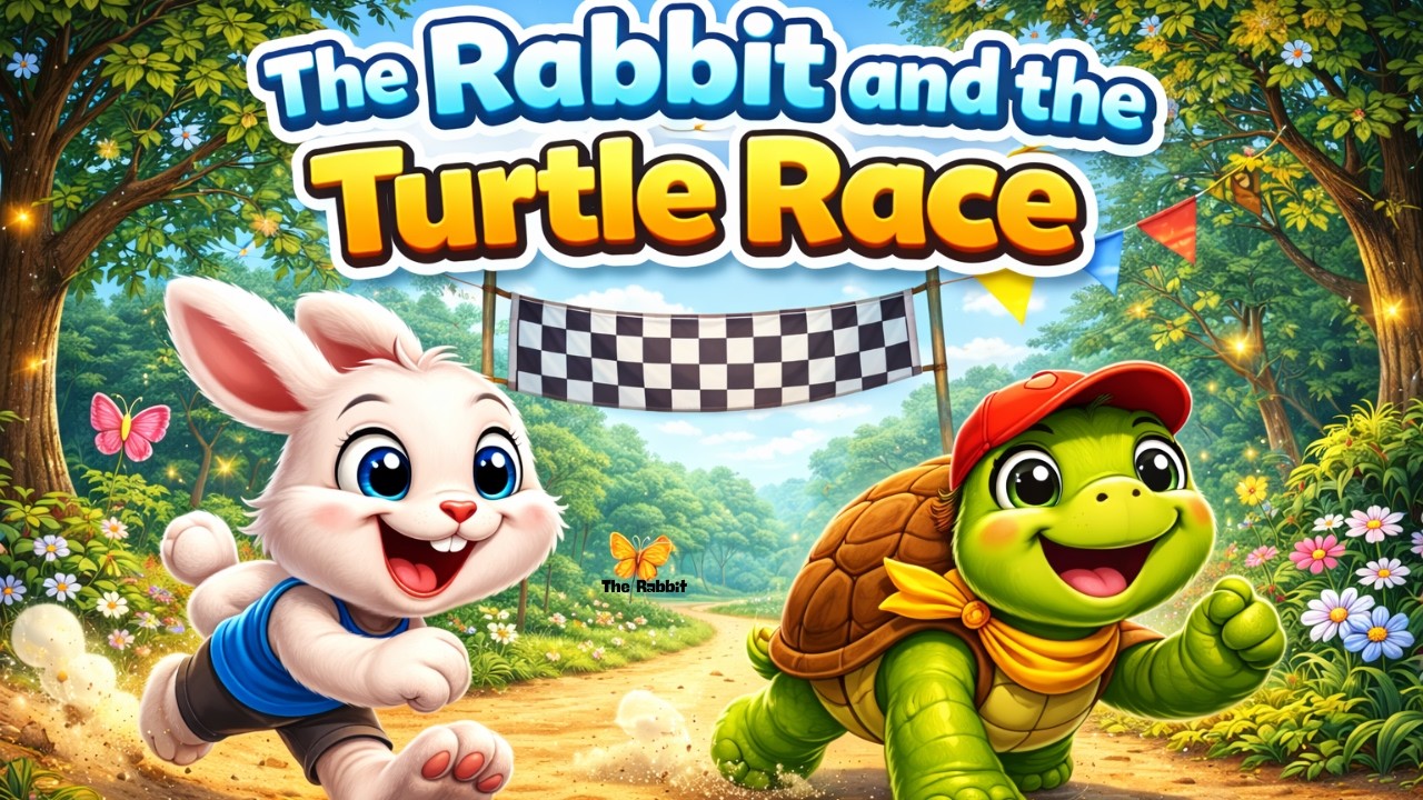 The Rabbit and the Turtle Race 🐰🐢 | Fun Kids Song | Zizi Kids English