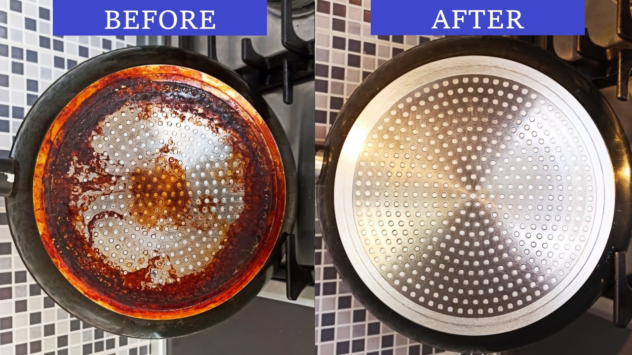 How To Remove Grease Stains Of The Bottom Of Your Pan Or Pot