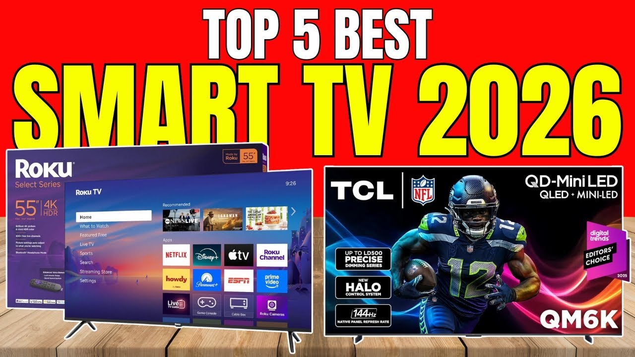 Best Smart TV 2026 | 4K, QLED, Mini LED & Dolby Vision Picks