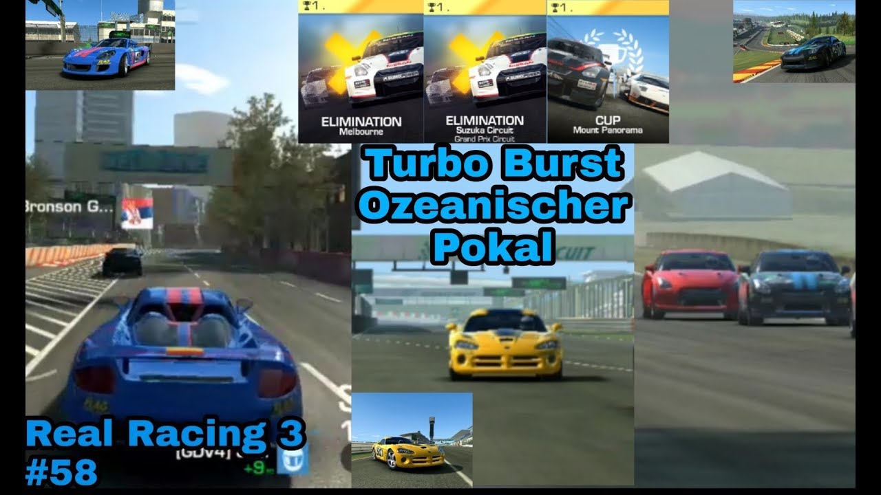 Der Turbo Burst Ozeanischer Pokal Event in der Supercar Club Serie/Real Racing 3 #58