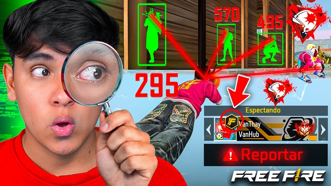 ESPECTEO A UN MODERADOR DE FREE FIRE y PASÓ ESTO 😨 ¿es hacker?