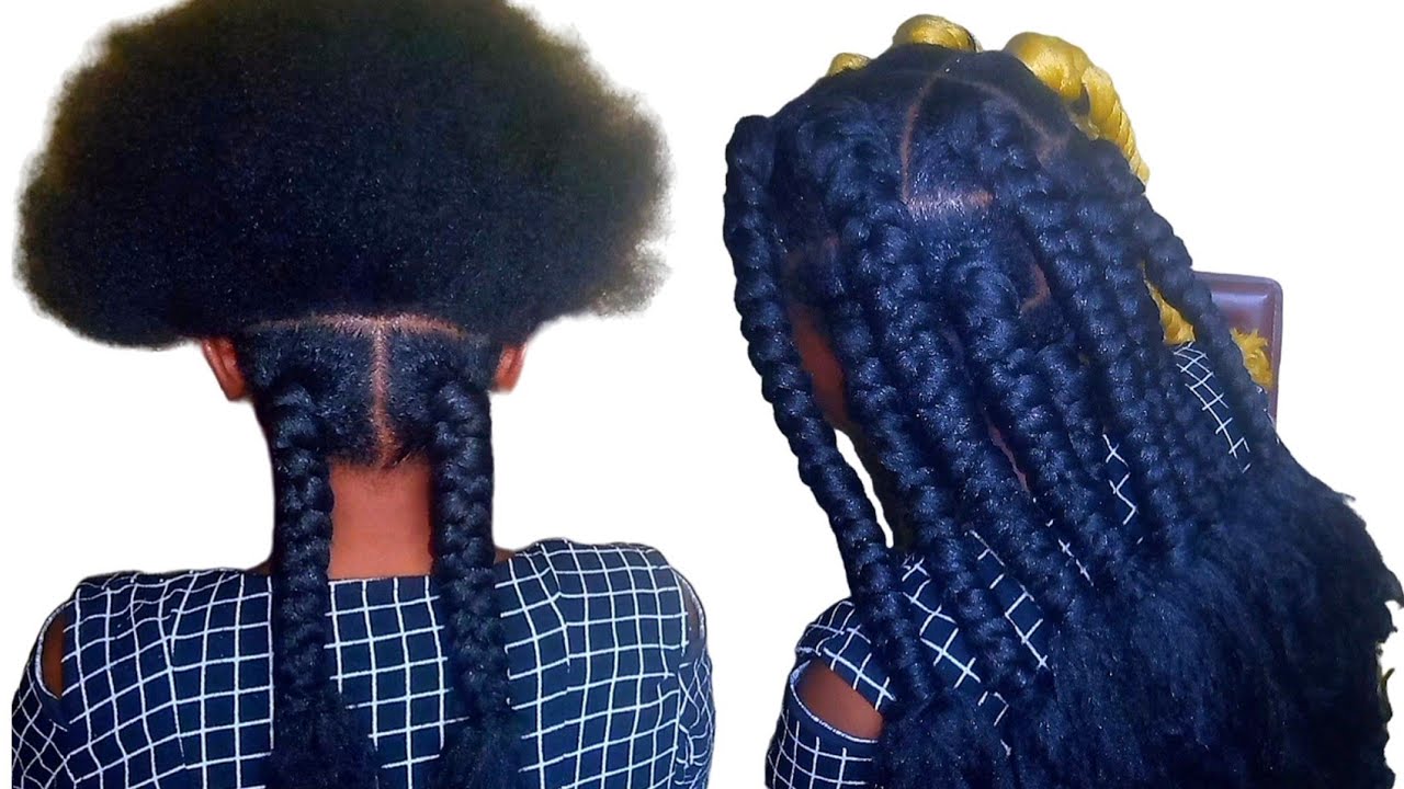 Quick and Easy Braid Hairstyles Using Brazilian Wool/How To Grip The Root Of Your Hair#braids#hair