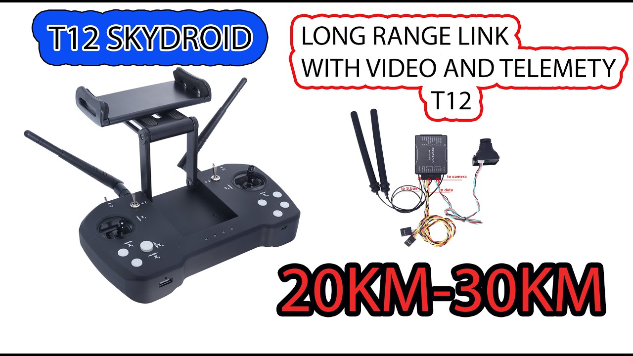 SKYDROID T12 LONG RANGE SYSTEM 20KM ** U MUST SEE**
