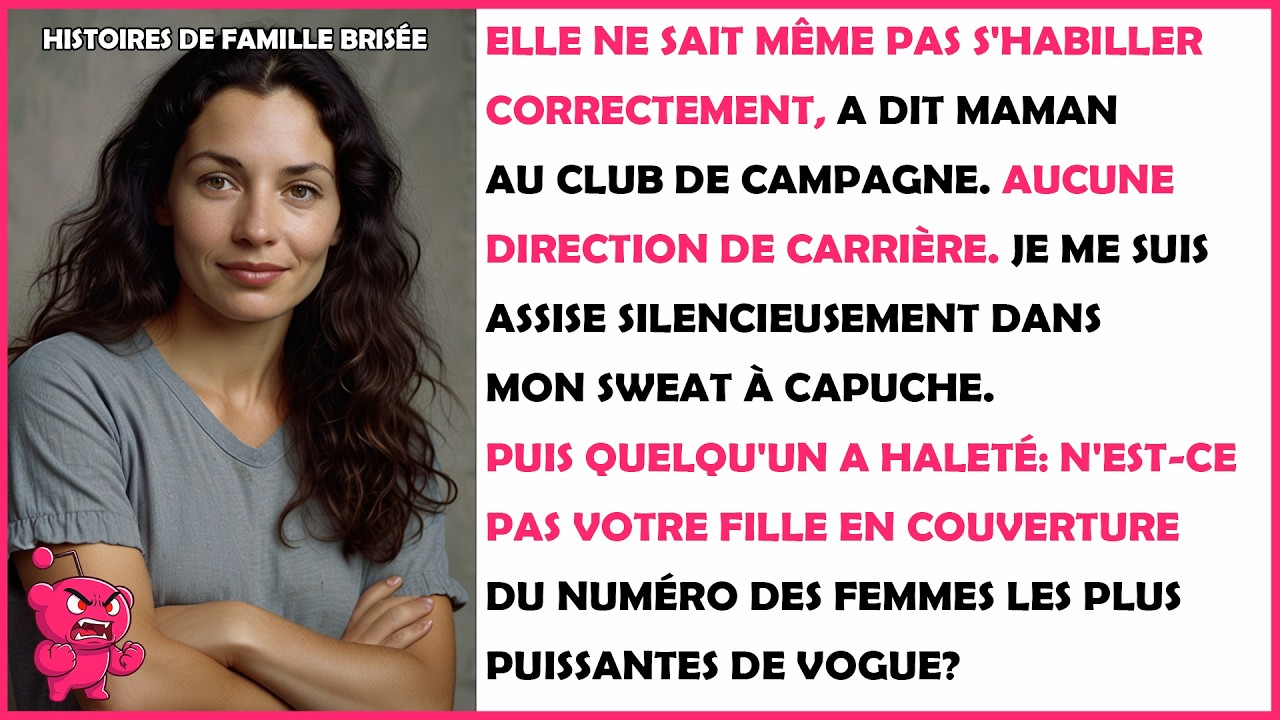 Maman m'a traitée d'échec professionnel: Puis Vogue a sorti sa couverture...