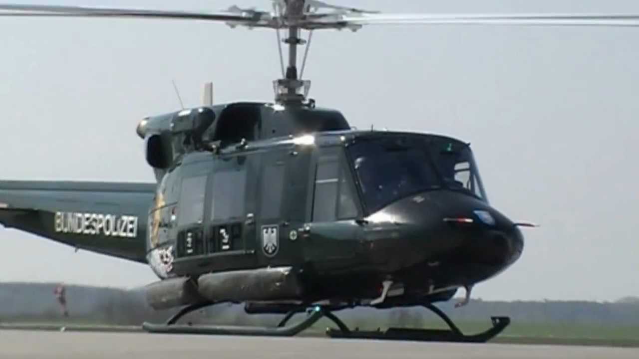 Bell 212 Police Helicopter Start