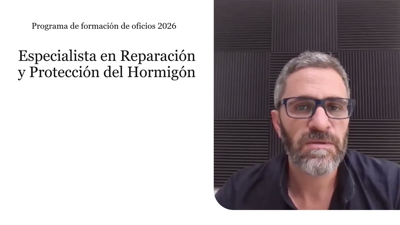 Curso de Reparación y Protección del Hormigón | Formación de Oficio UTN + ITAC