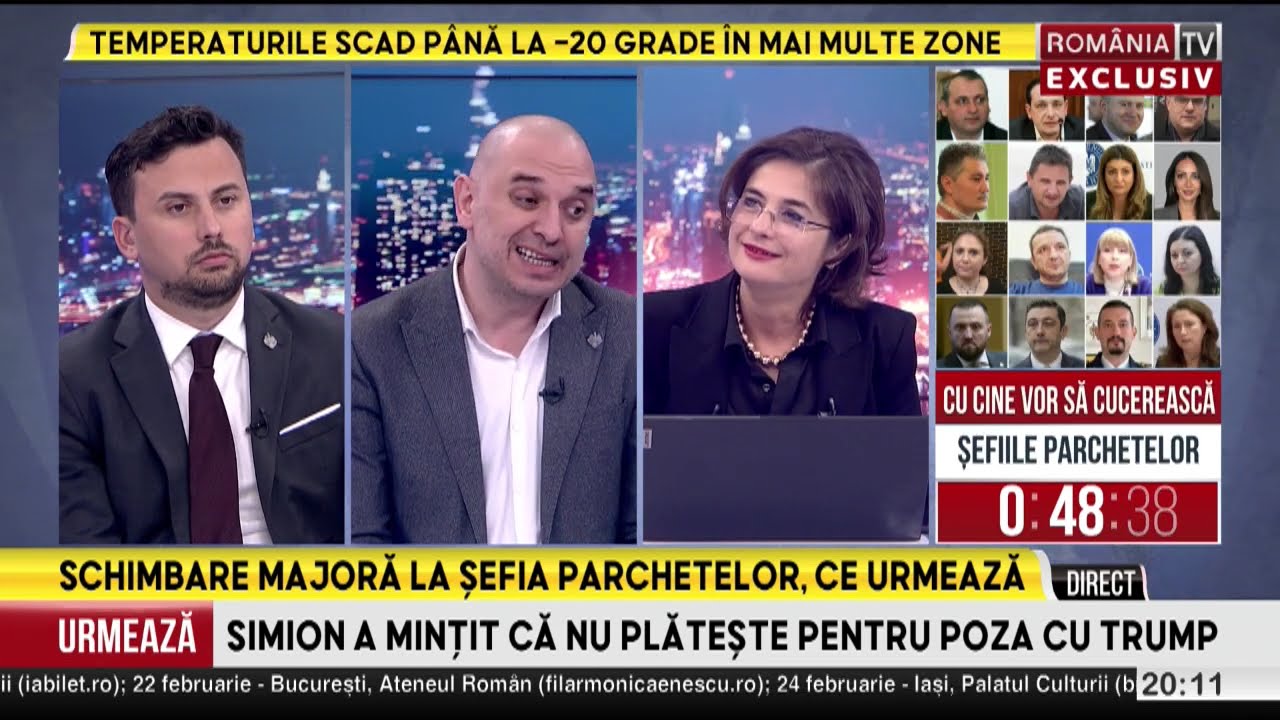 ROMANIA LA RAPORT, cu Andreea Cretulescu, 09.02.2026. Decizii cruciale pentru Nicusor Dan
