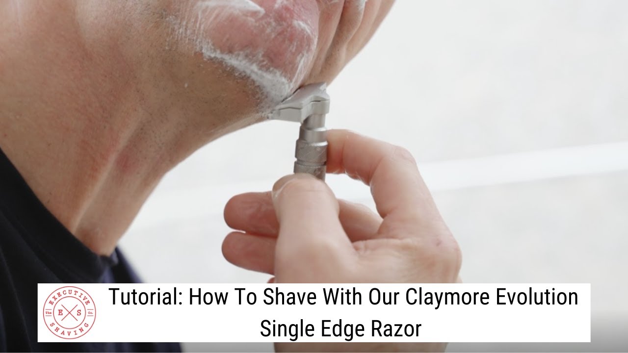 Tutorial: How To Shave With Our Claymore Evolution Single Edge Razor