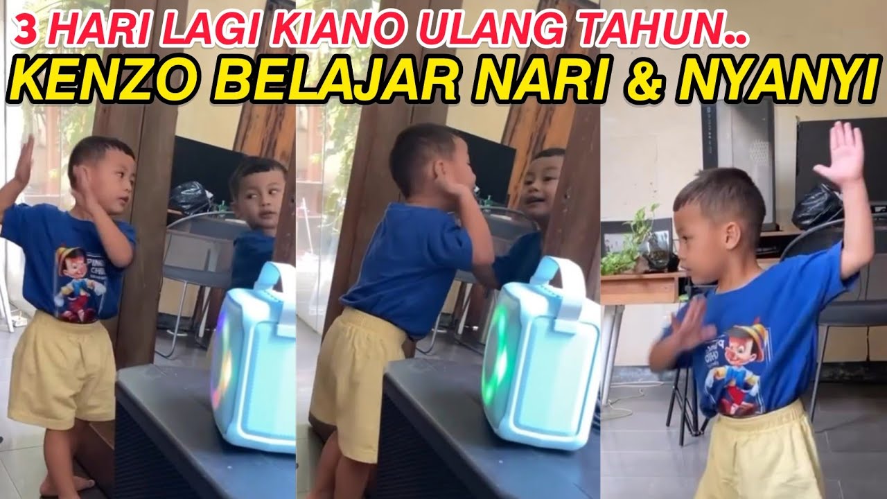 H-3 KIANO ULTAH.. KENZO LATIHAN NARI & NYANYI🕺🏻 GAK SABAR LIAT PERTUNJUKAN MERIAH