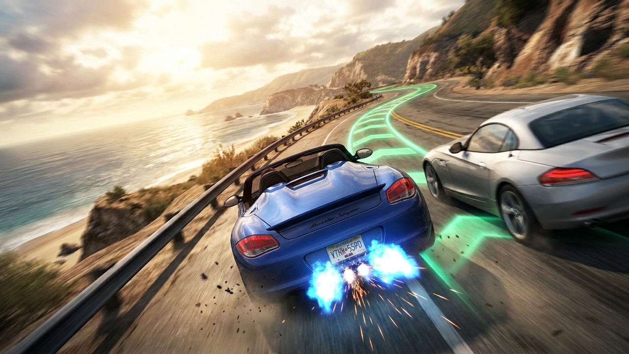 Need For Speed Hot Pursuit | PORSCHE BOXSTER SPYDER | Grand Ocean Coast | Roadsters Reborn Race