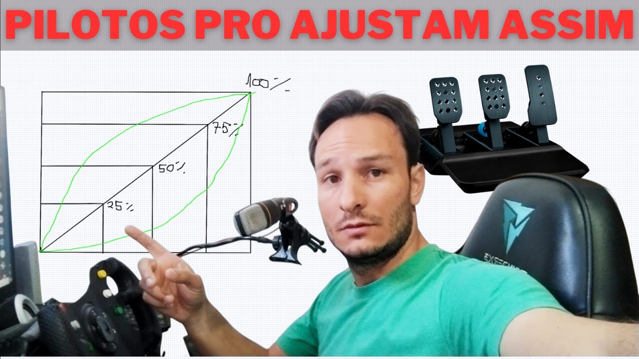 🏁Como configurar corretamente os pedais no simulador, entender isso pode mudar sua pilotagem!