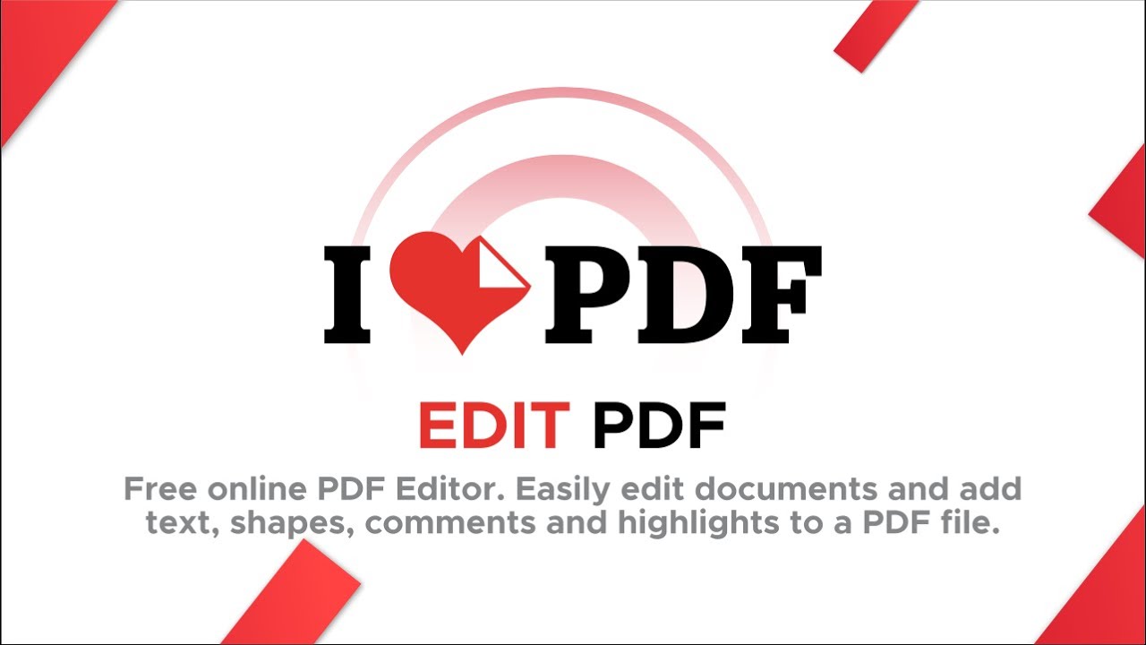 How to Edit PDF Online with ILOVEPDF | ILOVEPDF
