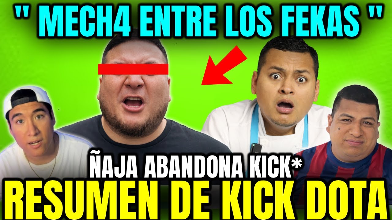 KINGTEKA SE MECH4 EN VIVO🔥¿ÑAJASOR ABANDONA KICK?😲ALEJUS SE BURL4 DE CIRILO🤣RESUMEN DE KICK DOTA🤣