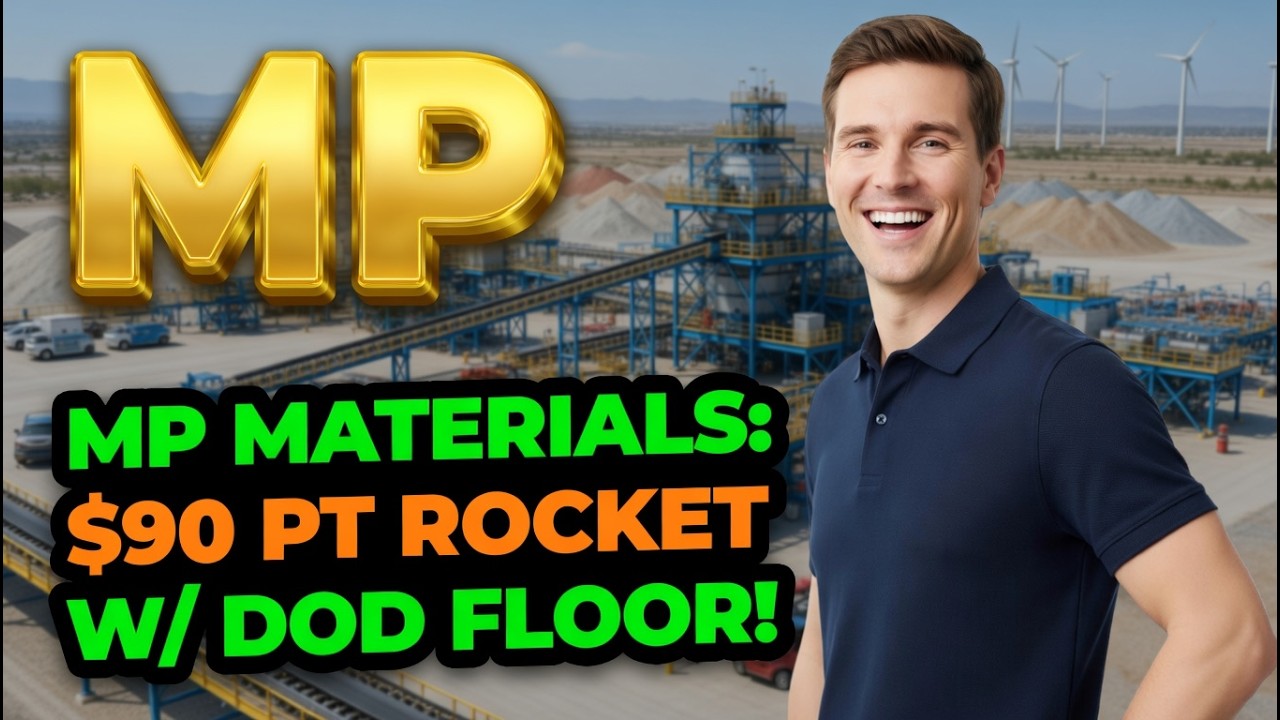 MP Materials: $90 PT Rocket w/ DoD Floor! MP Stock Analysis