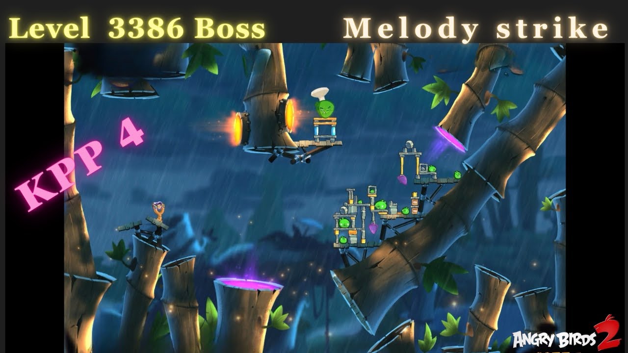 Angry Birds 2 Ab2 King Pig Panic KPP 4 level 3386 Melody strike  1/30/26 #ab2