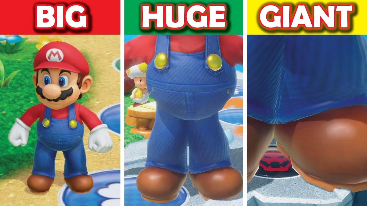 Mario Party - If Mario got BIGGER (Funny)