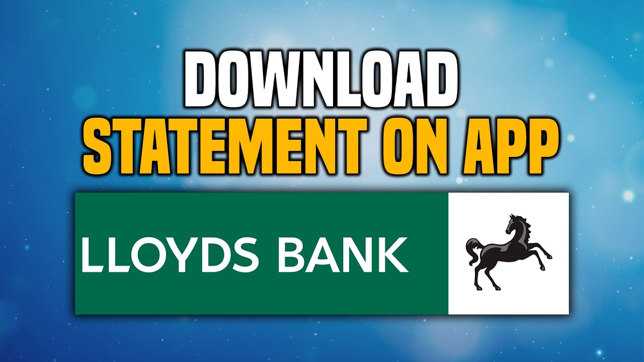 How To Download Lloyds Bank Statement On App (EASY!)