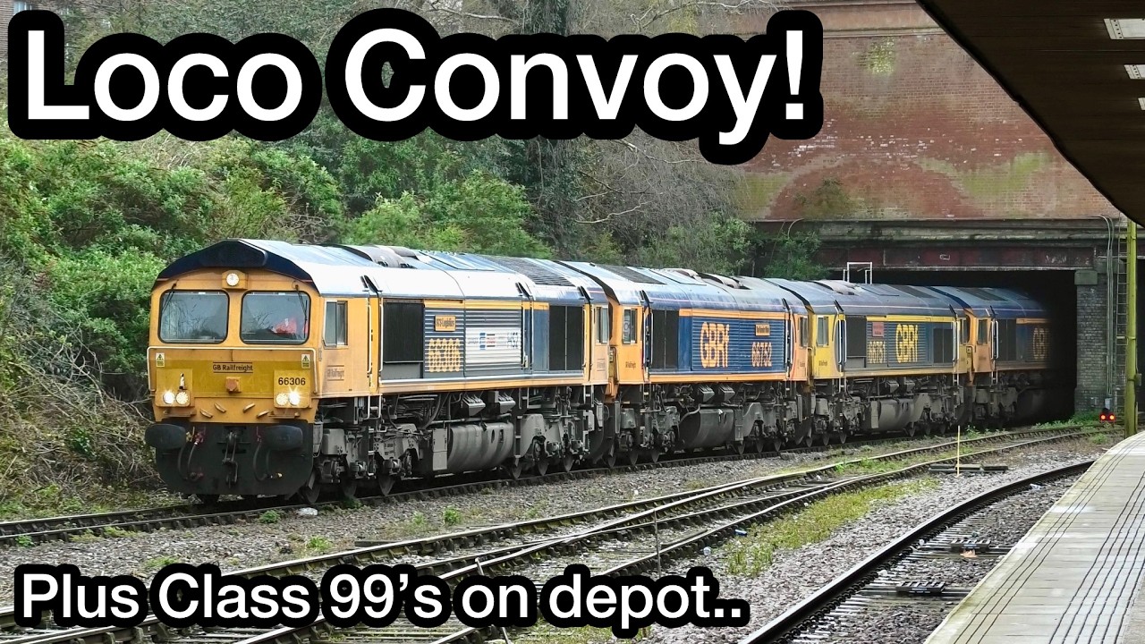 The Mix of NEW & OLD LOCOS on Depot at Leicester & Nemesis Rail with GBRf LOCO CONVOY & Class 99's!
