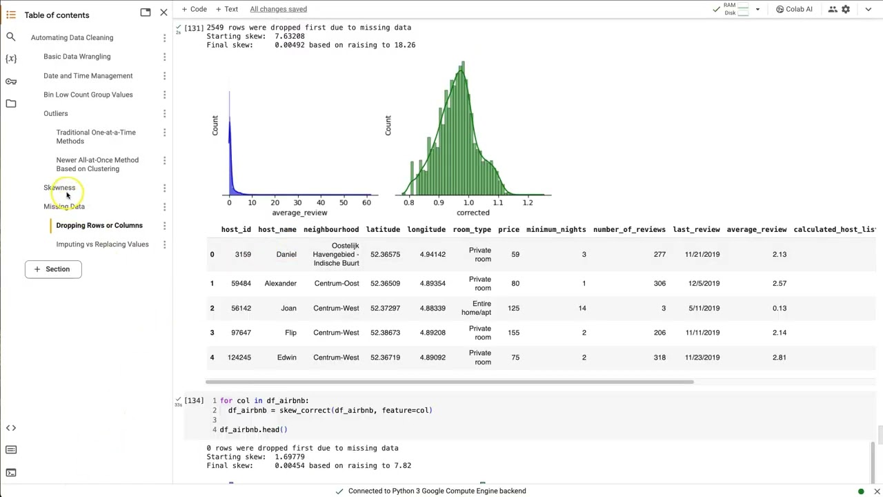 Python Data Science: Automating Cleaning: Dropping Rows Versus Columns when Addressing Missing Data