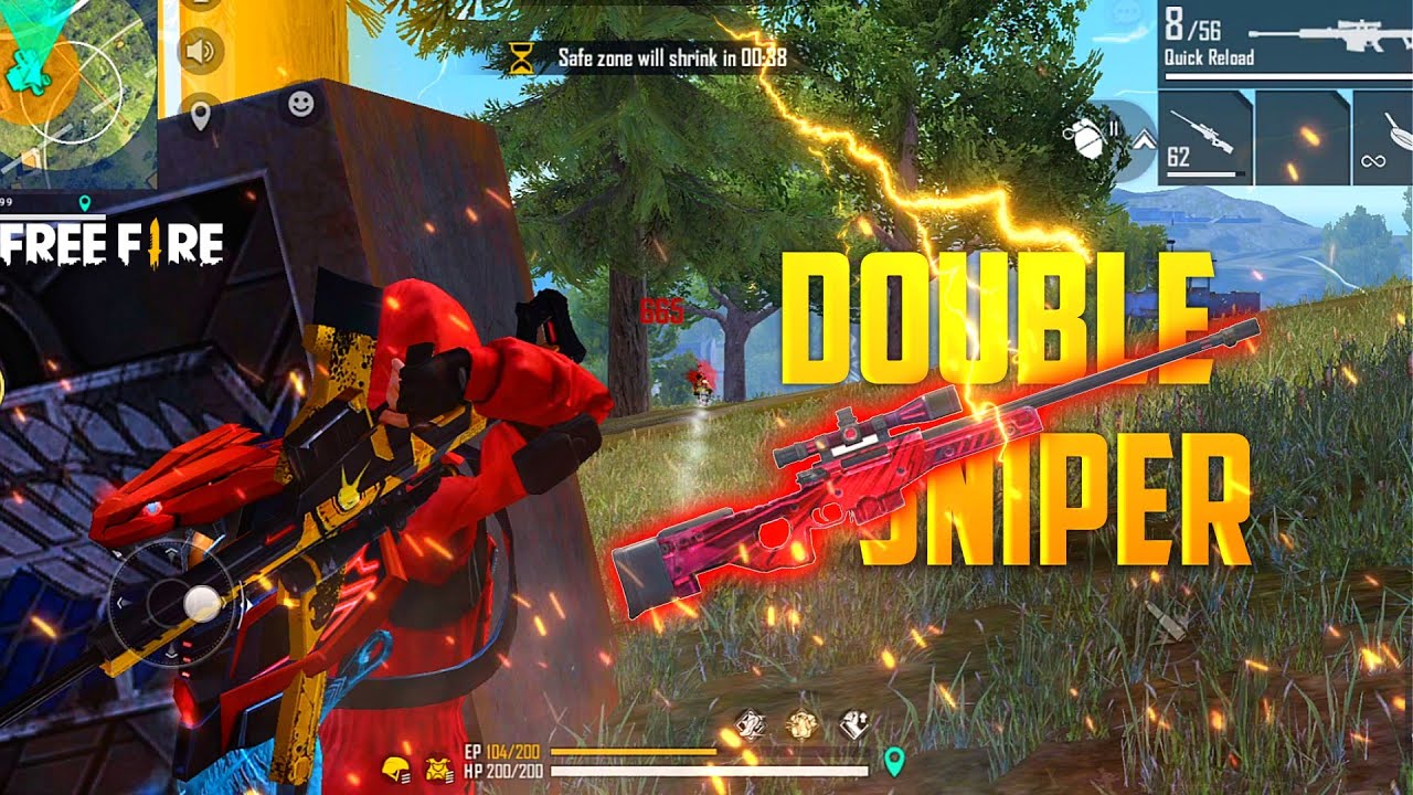 Fast Headshots AWM Solo Vs Squad Overpowered Gameplay - Garena Free Fire