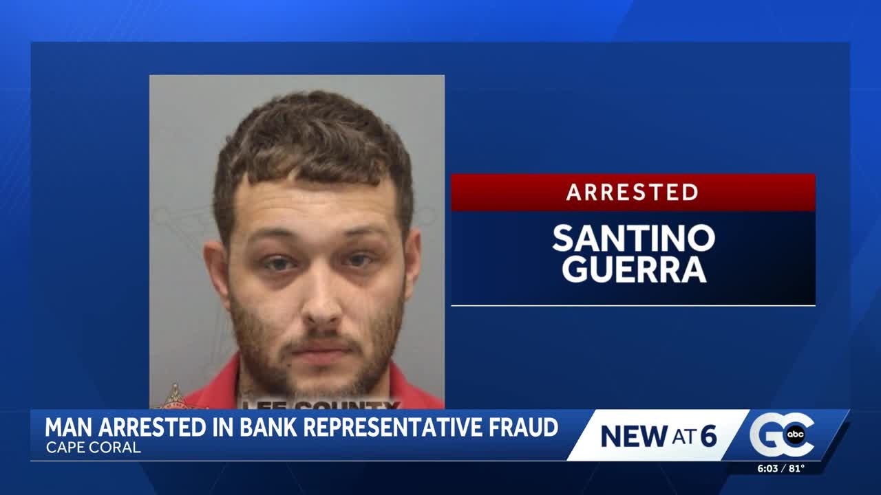 Cape Coral man arrested in connection to 'sophisticated' bank fraud scheme, officers say