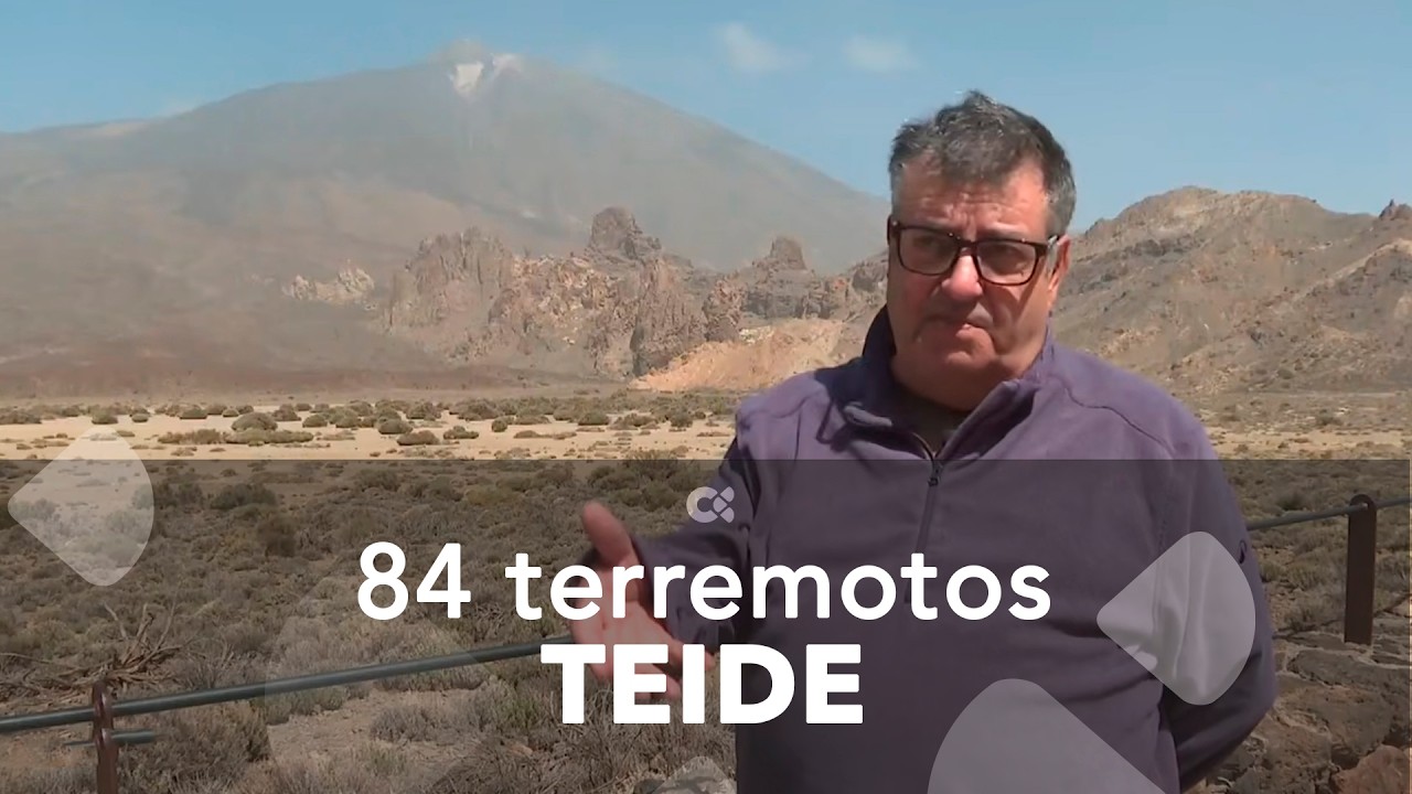 84 terremotos este fin de semana en Las Cañadas del Teide
