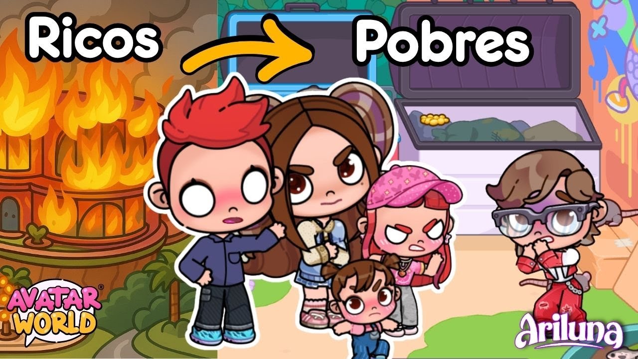 🎬 “¡DE POBRES A RICOS en un DÍA por CULPA de mi HERMANO! 😱🔥 | Avatar World Historia”
