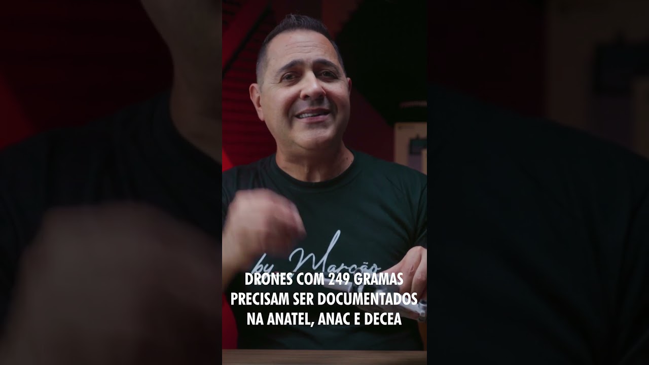TODOS os DRONES com 249g PRECISAM ser DOCUMENTADOS na ANATEL, ANAC e DECEA | #shorts