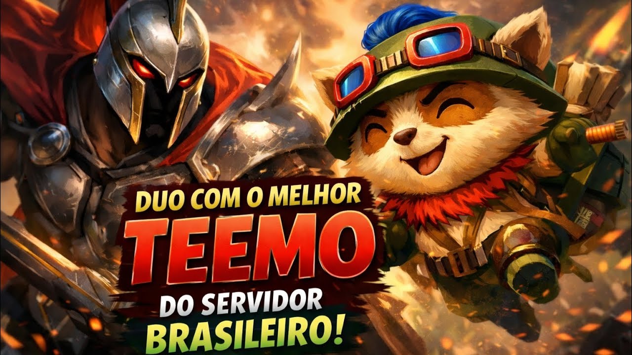FUI DUO COM O MELHOR TEEMO E ISSO ACONTECEU.. - LoL Wild Rift