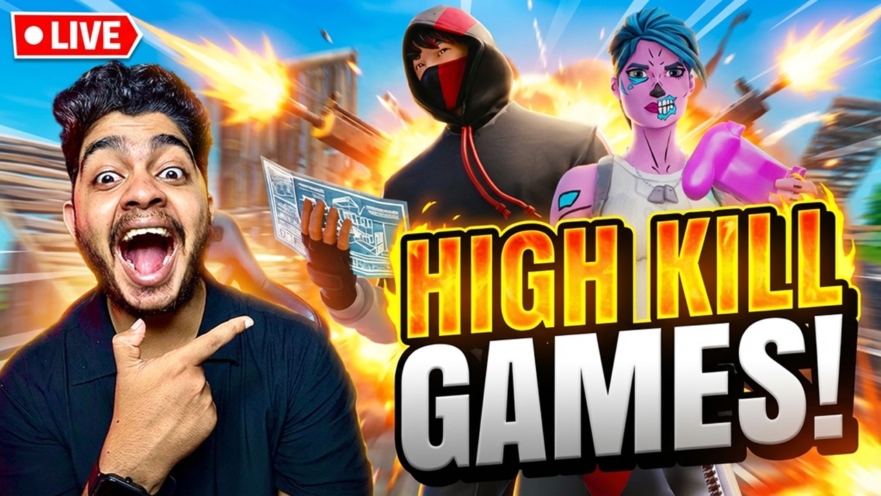 FORTNITE LIVE 🔥 High Kill Games & Clutch Wins? | FREE SKINS & REWARDS!