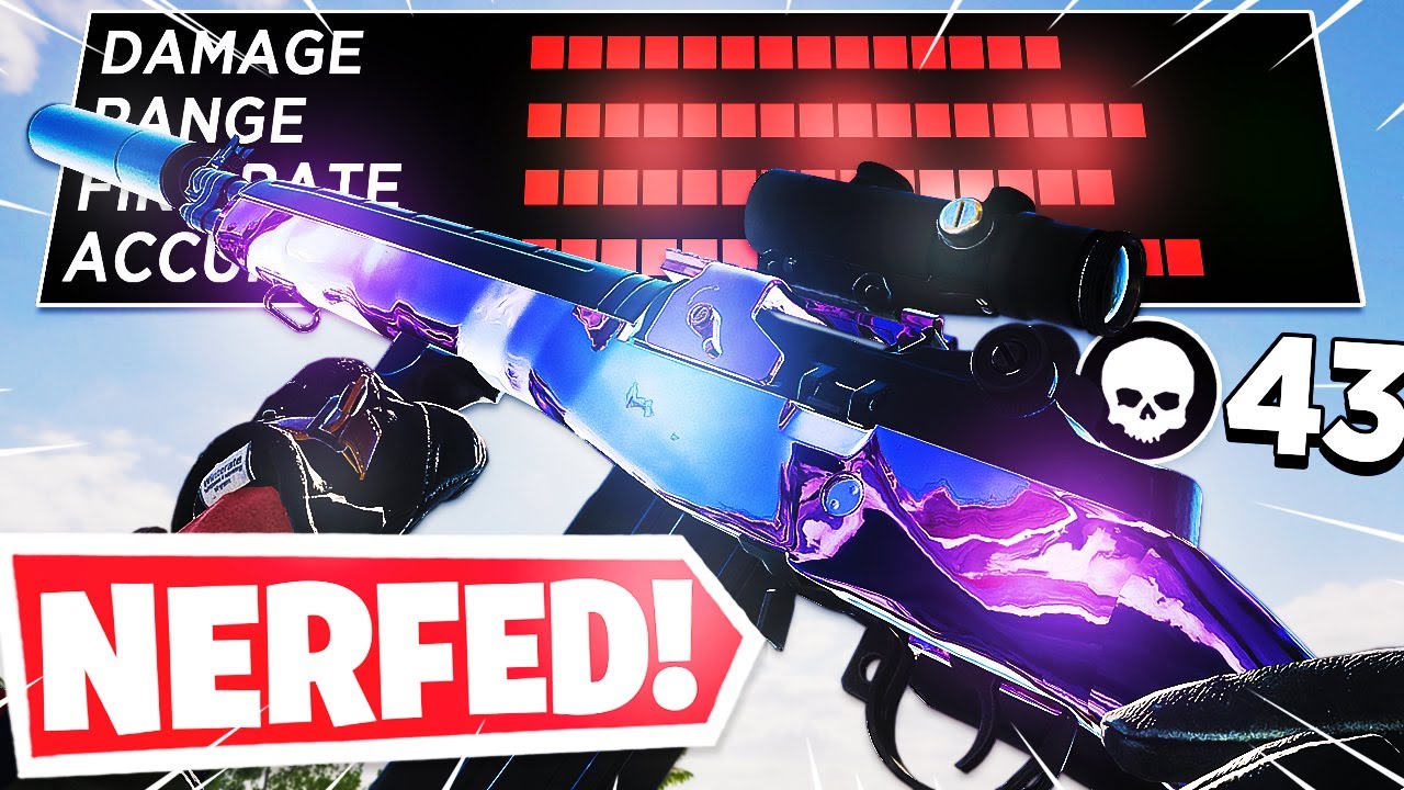 43 KILLS with the "NERFED DMR" in WARZONE! (Cold War Warzone)