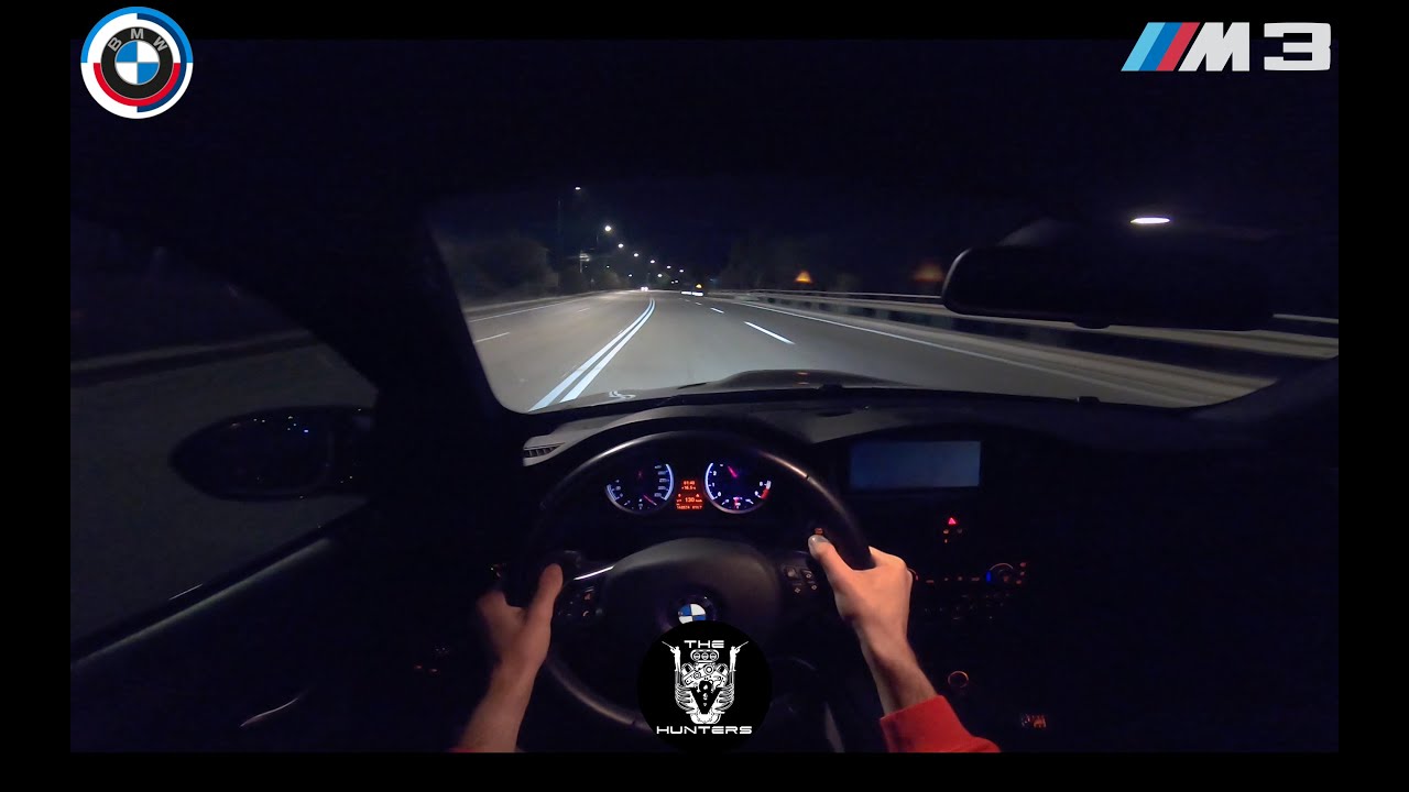BMW E92 M3 | V8 M POWER | POV CASUAL NIGHT DRIVE | The V8 Hunters