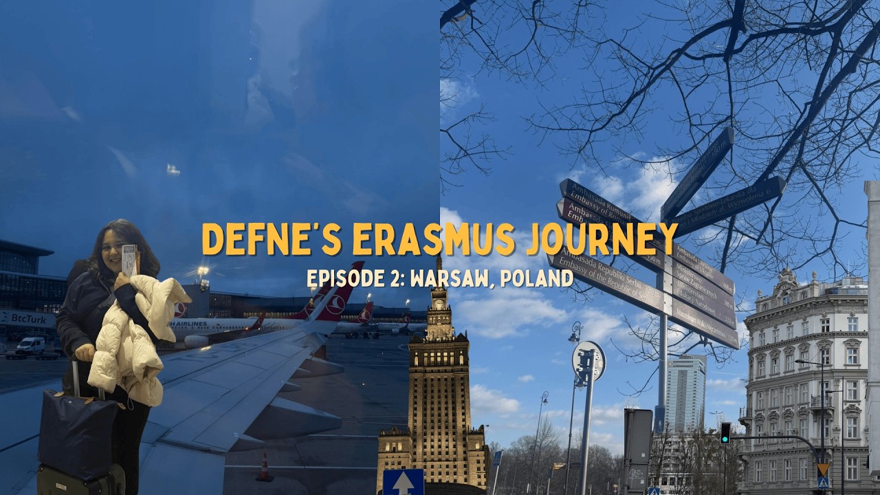 Erasmus Journey Ep.2 | 48 Hours in Warsaw Before Moving to Białystok