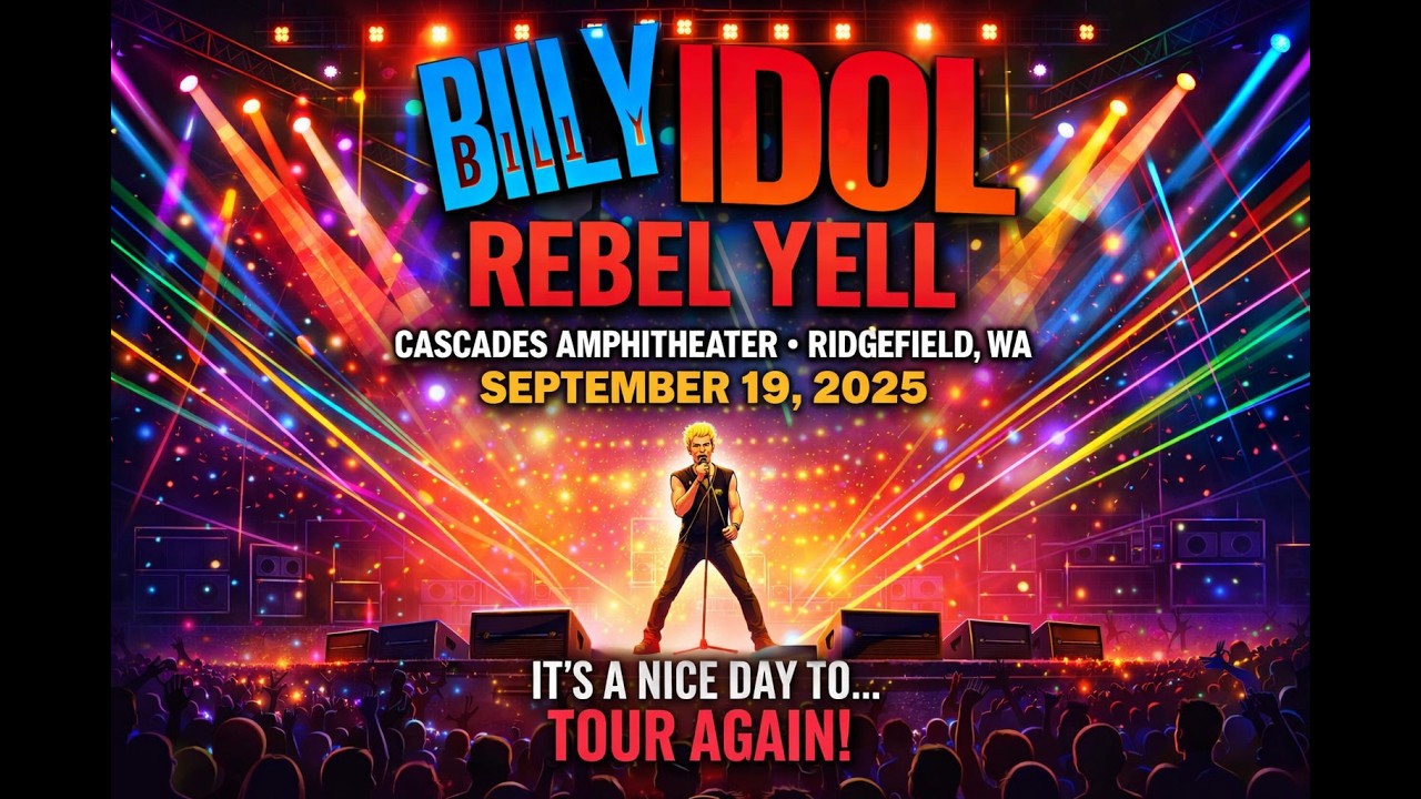 Billy Idol - Rebel Yell Live in Ridgefield, WA | September 19, 202