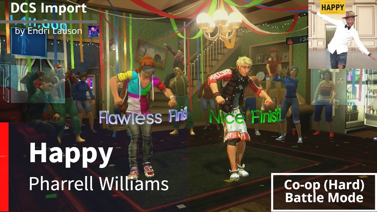 Dance Central 3 | Happy - Pharrell Williams (Co-op) (Battle)