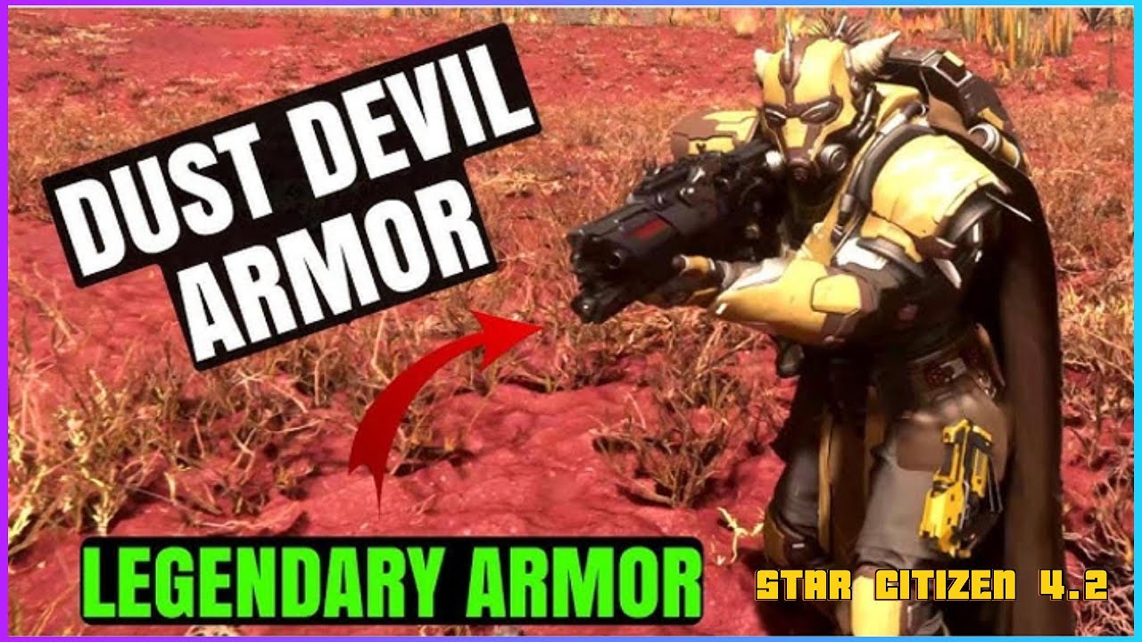 DUST DEVIL HEAVY ARMOR LEGENDARY  location in HURSTON ! Star citizen 4.2