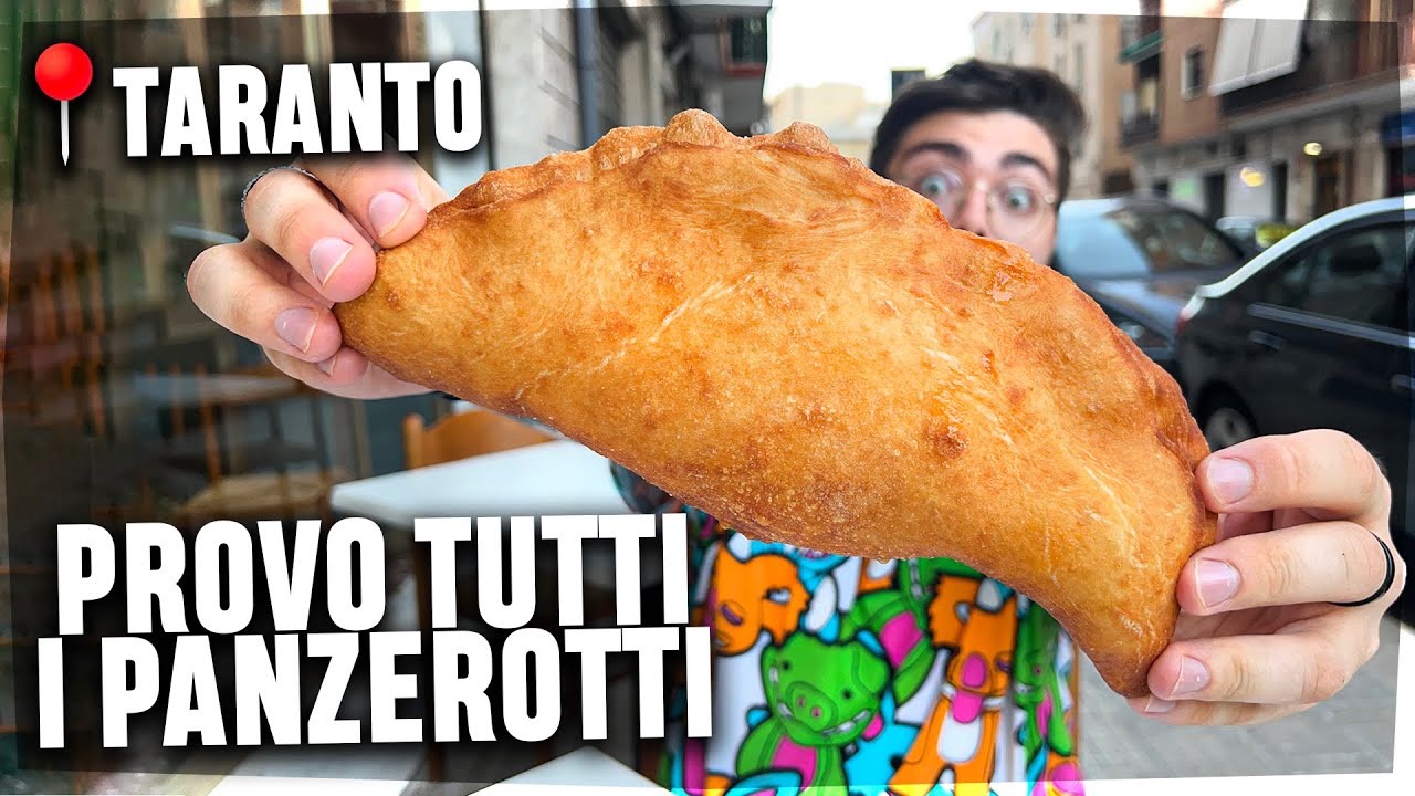PROVO TUTTI i PANZEROTTI di TARANTO
