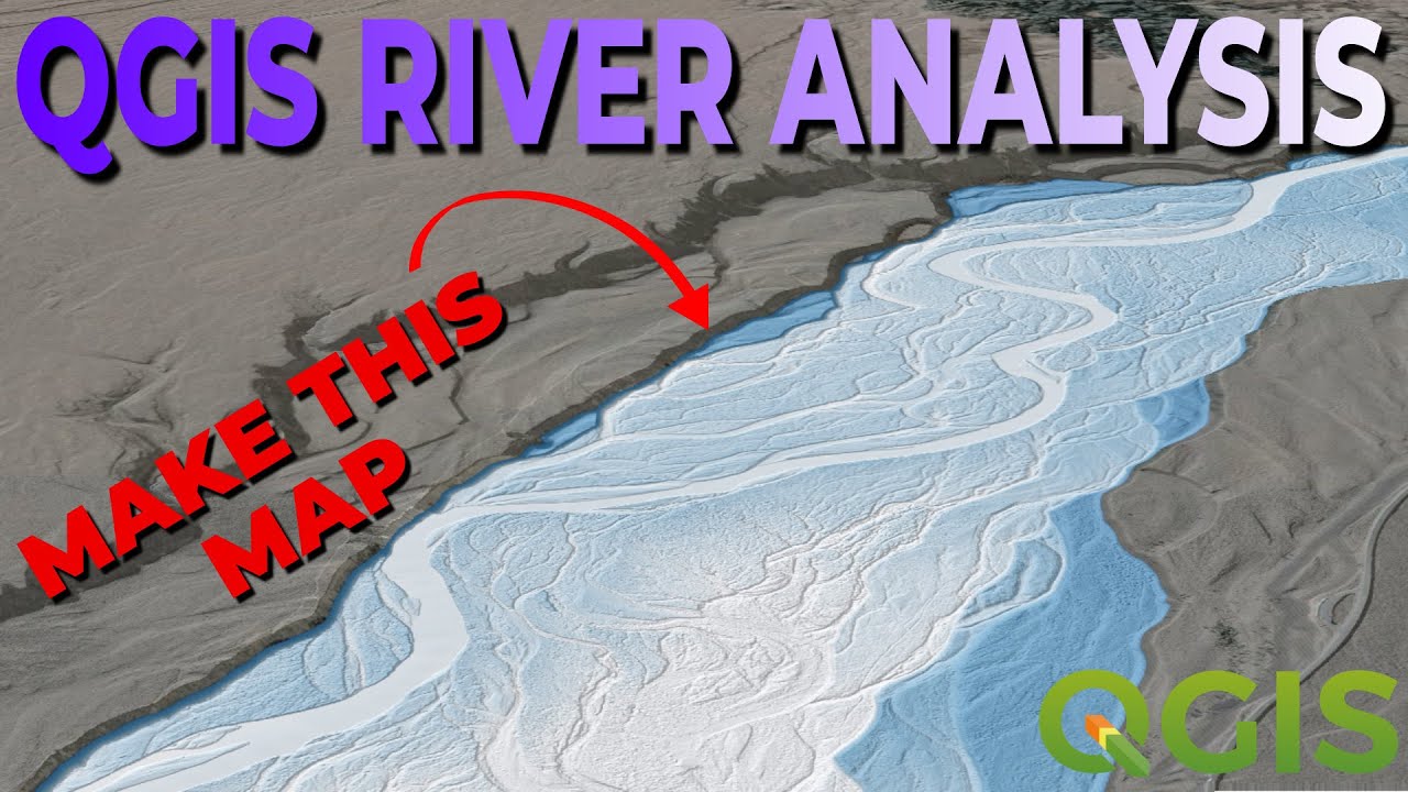 Создание REM-моделей в QGIS для анализа наводнений и рек (цифровые модели рельефа без трендов)