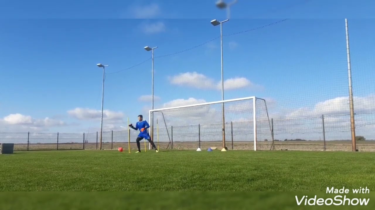 Trening Bramkarski-Indywidualny(Gra nogą,schematy zakończone strzałem 14/16m)