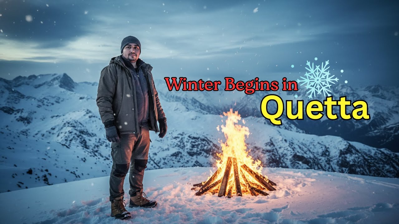 Heavy Snowfall in Mariabad Quetta | 2026❄️🥶