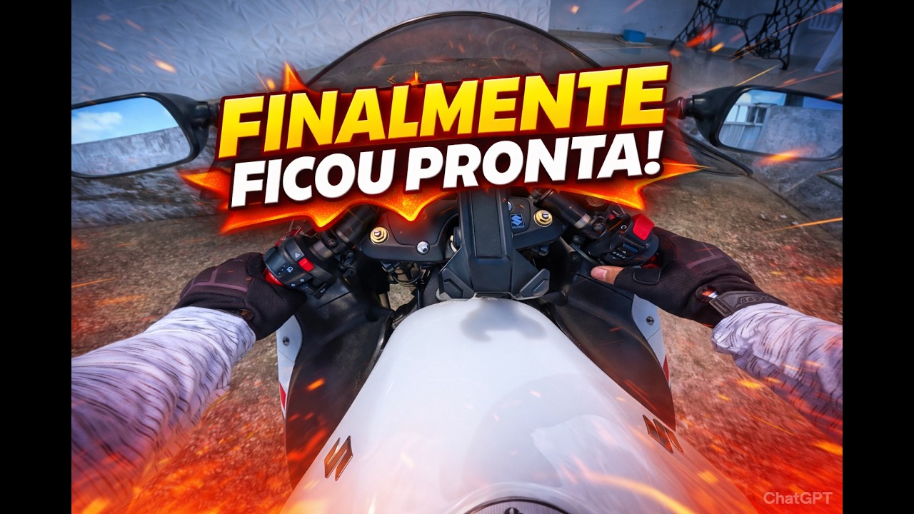 FINALMENTE, HAYABUSA DO LEANDRO FICOU BOA | ERA BATERIA INCORRETA