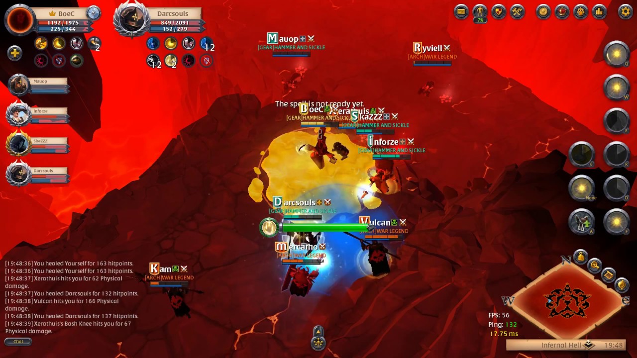 Stair Team of Hammer and Sickle Guild in Albion Online - HG 130 - War Legend