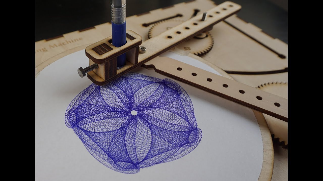 Cycloid Drawing Machine Higher dimension DuoGraph