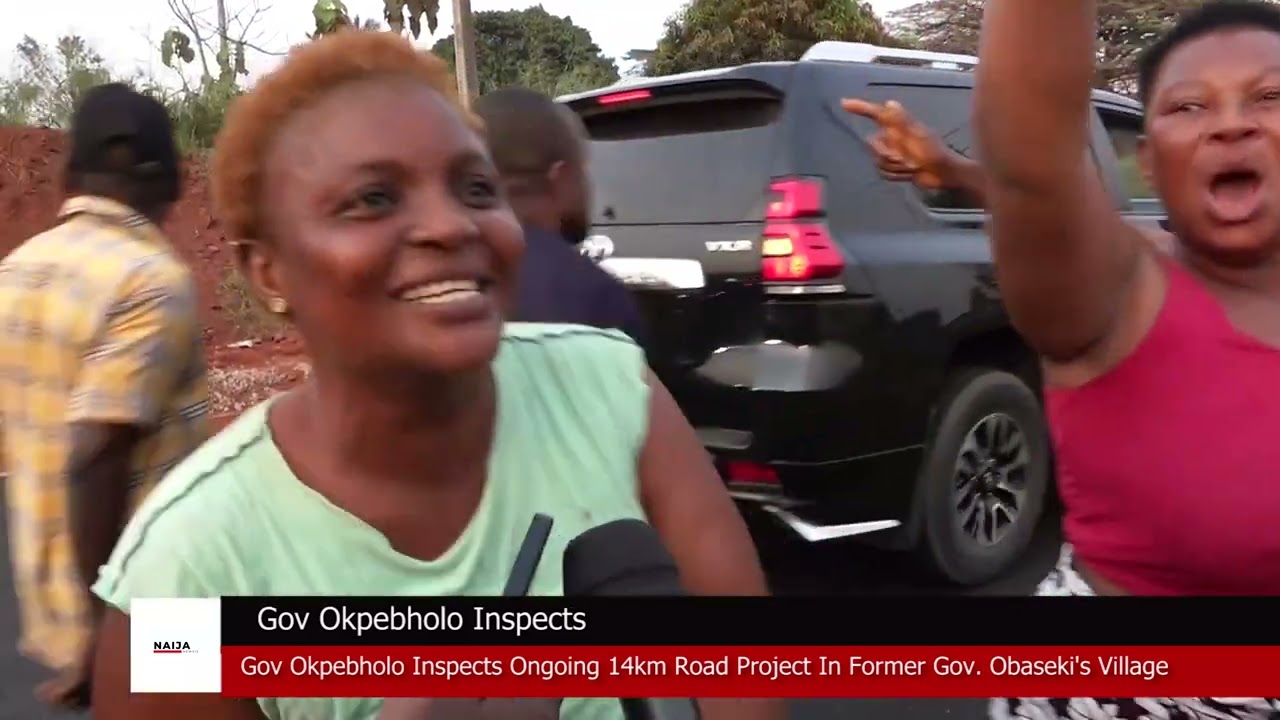 Gov Okpebholo Inspects Ongoing 14km Road Project In Former Gov  Obaseki's Village