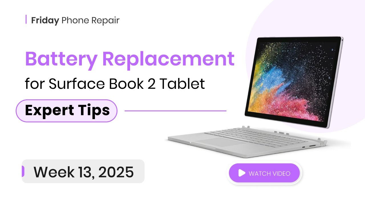 Surface Book 2 Tablet Battery Replacement – Complete Tutorial