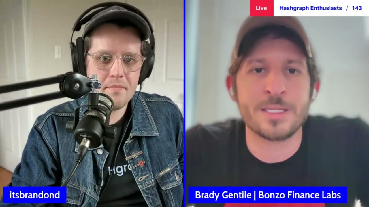 Quick Updates on Bonzo Finance w/ Brady Gentile | Hashgraph Enthusiasts Clip