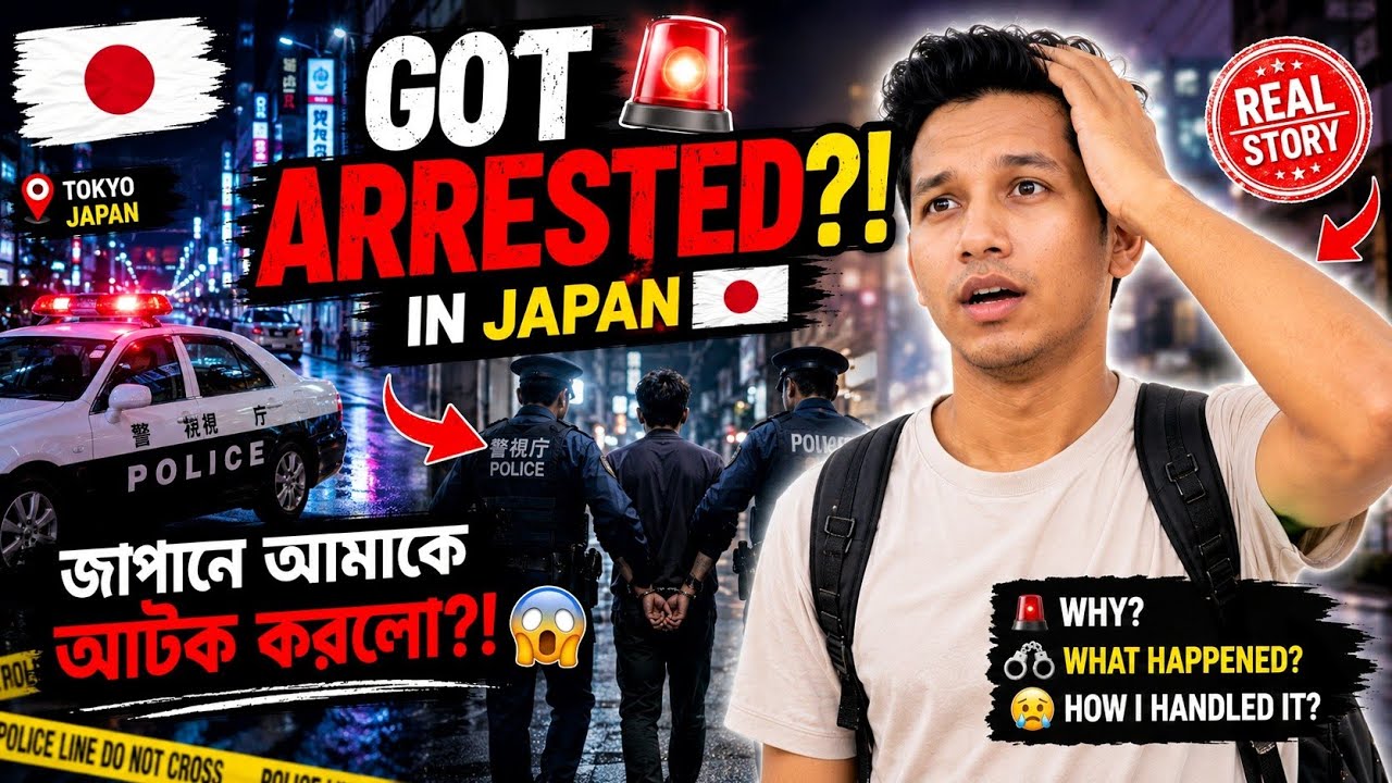 Got Almost Arrest in Japan। Bangladeshi in Japan