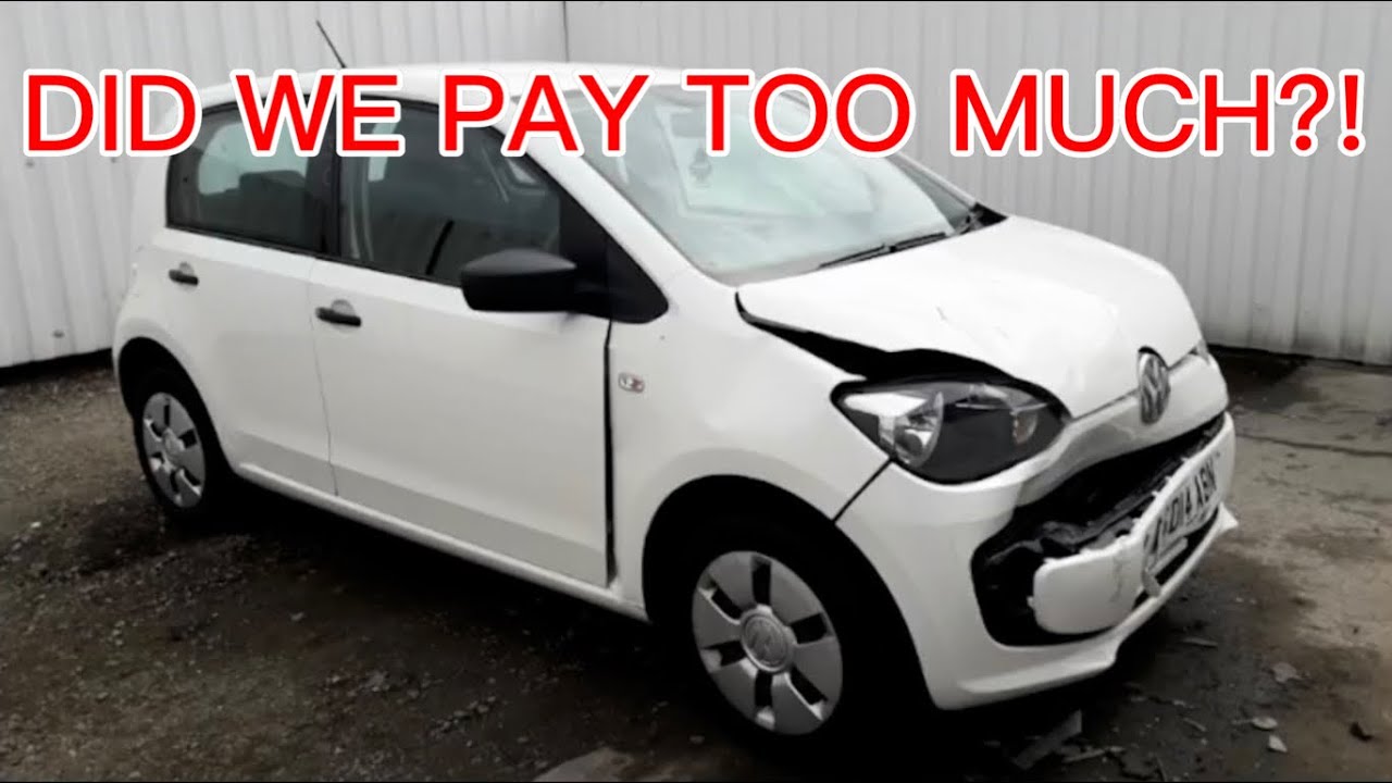 Damaged Salvage Repairable VW Up - Full Repair Process (Part 1)
