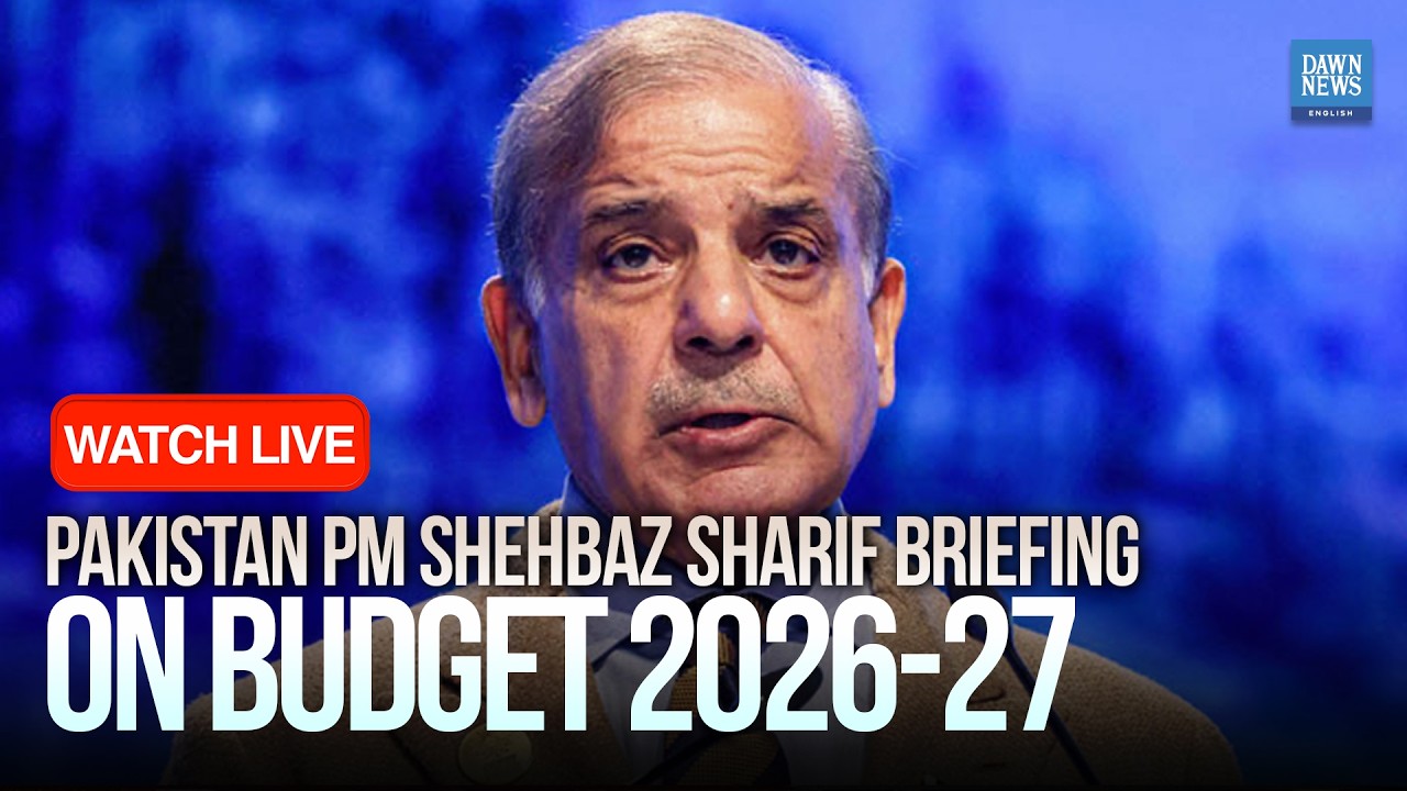 🔴 LIVE: Pakistan PM Shehbaz Sharif Briefing On Budget 2026-27 | News