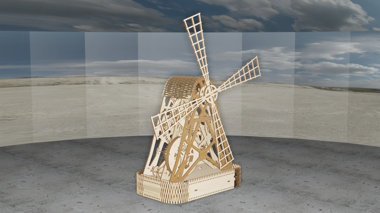 Houten molen of wooden mill